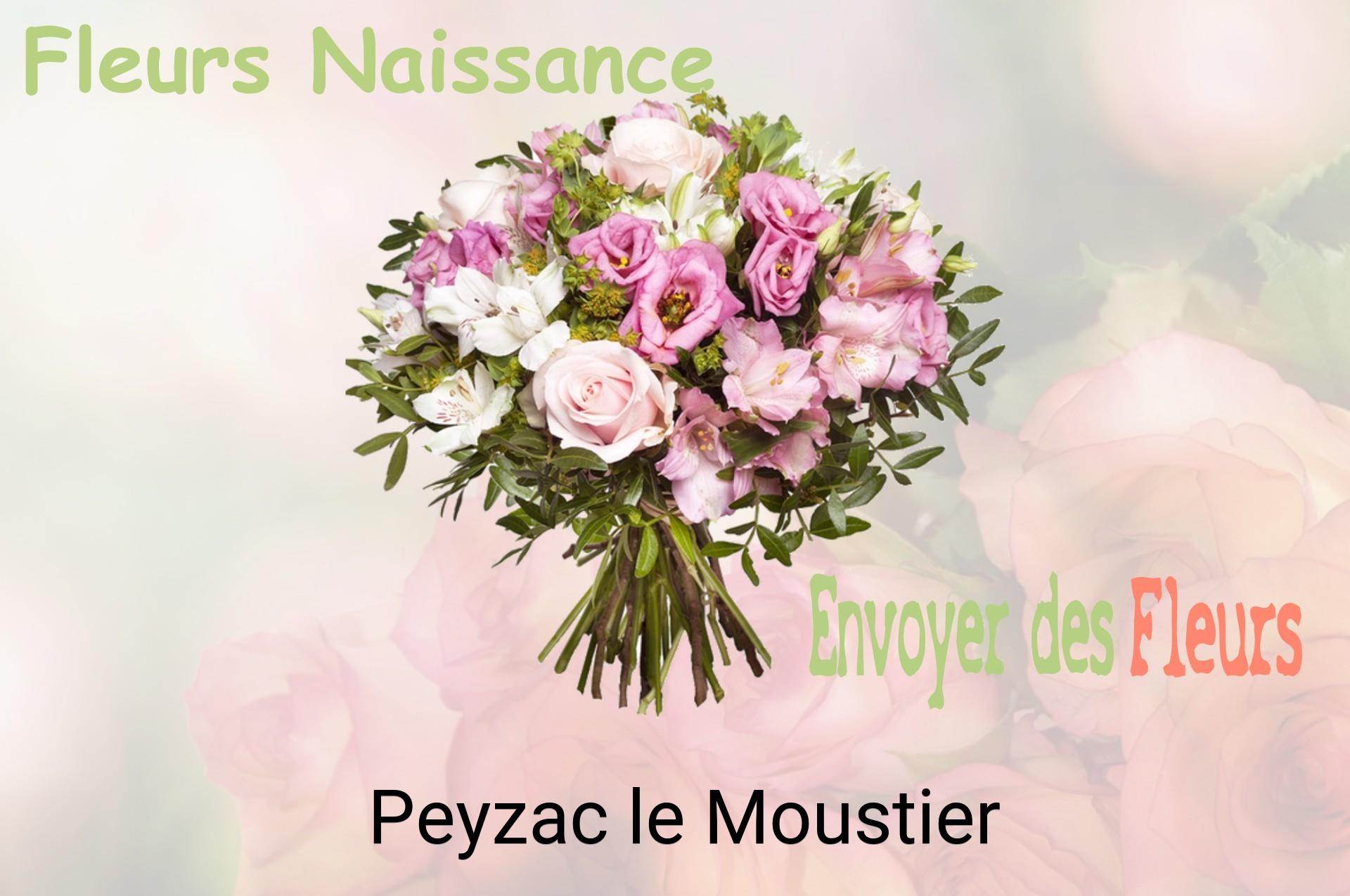 Bouquet de fleurs de naissance livré à Peyzac-le-Moustier